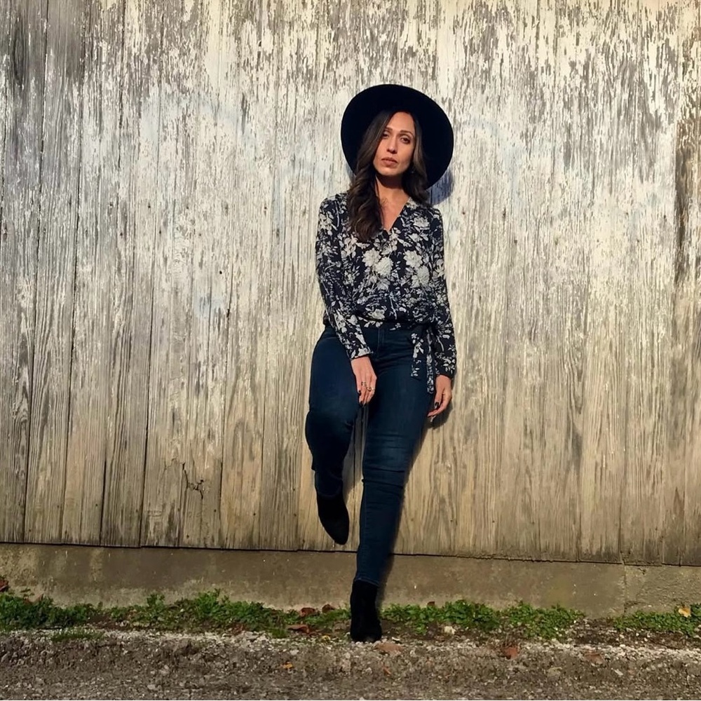 Gigi Pip Scottie Wide-Brim Fedora Hat 🖤